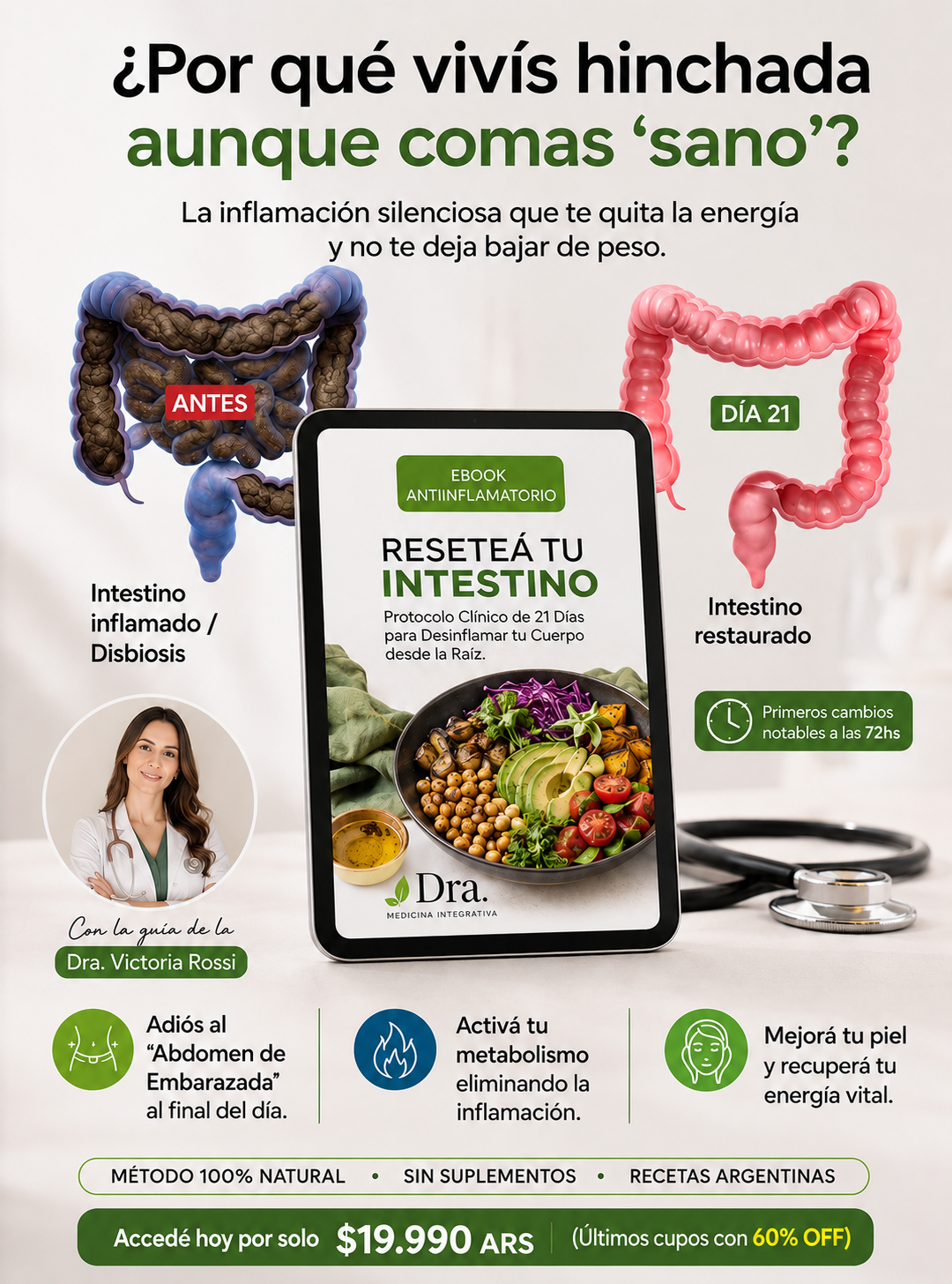 Protocolo Dra. Rossi: Limpieza Intestinal en 21 Días